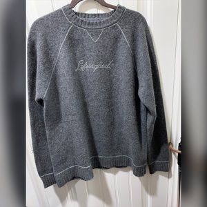 Life is good lambs wool sweater